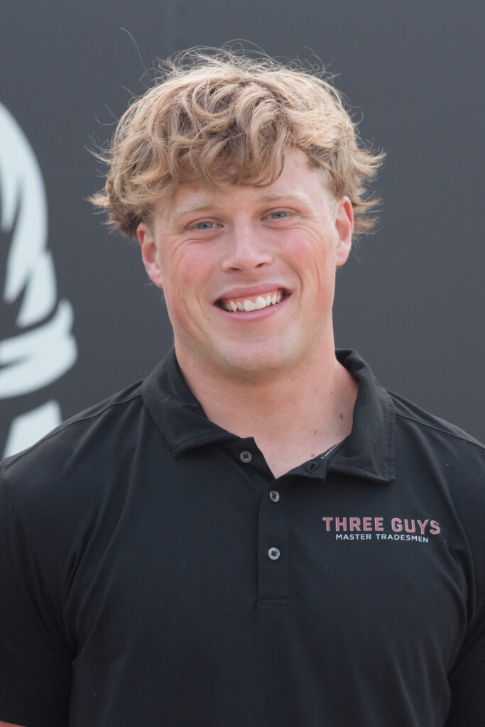 Cam, Apprentice at Three Guys Master Tradesmen