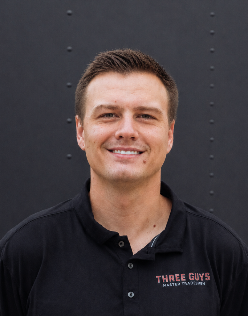 Tanner, Lead Installer at Three Guys Master Tradesmen
